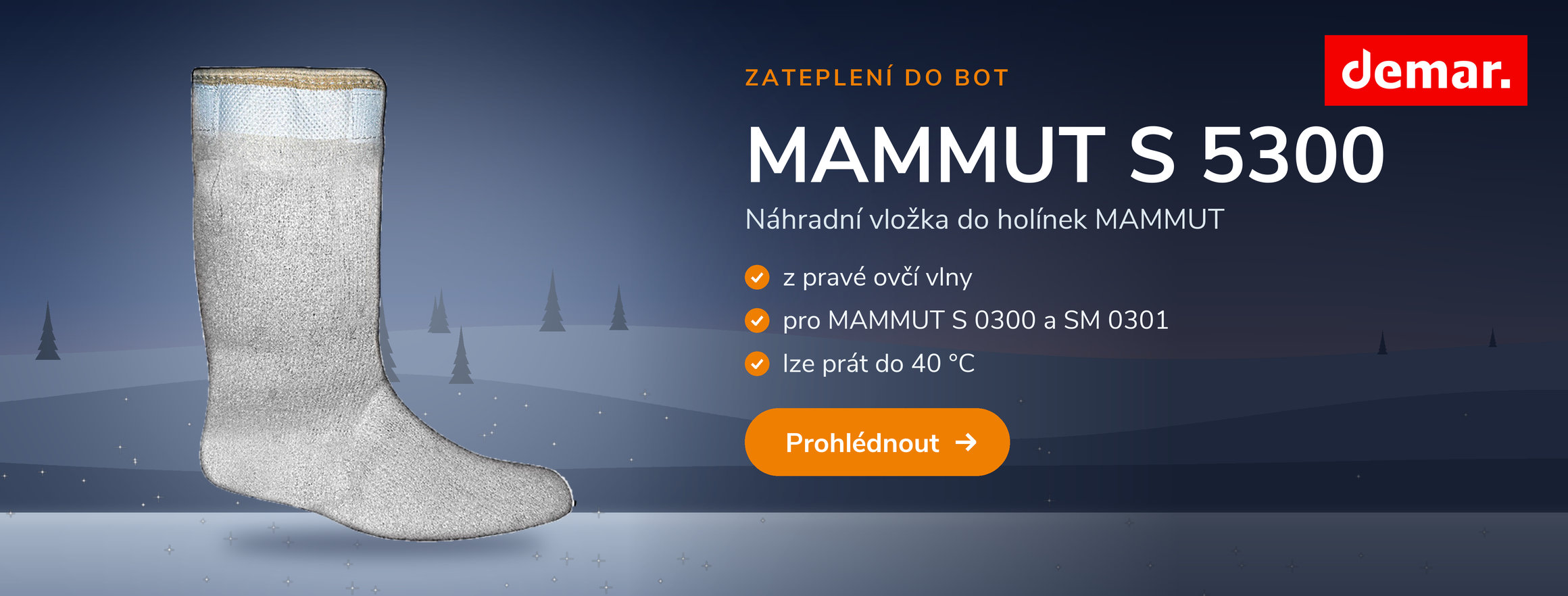 Zateplení Demar MAMMUT S 5300 z ovčí vlny